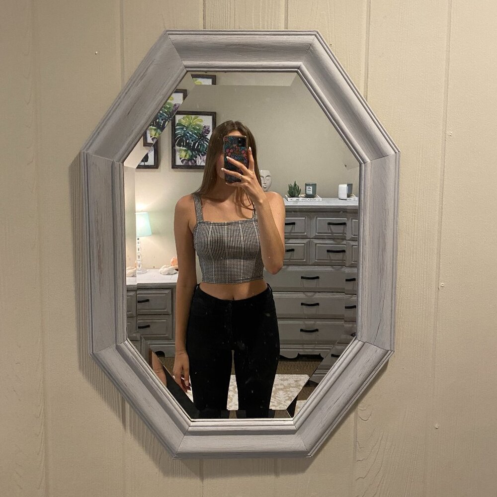 Checkered Crop Top